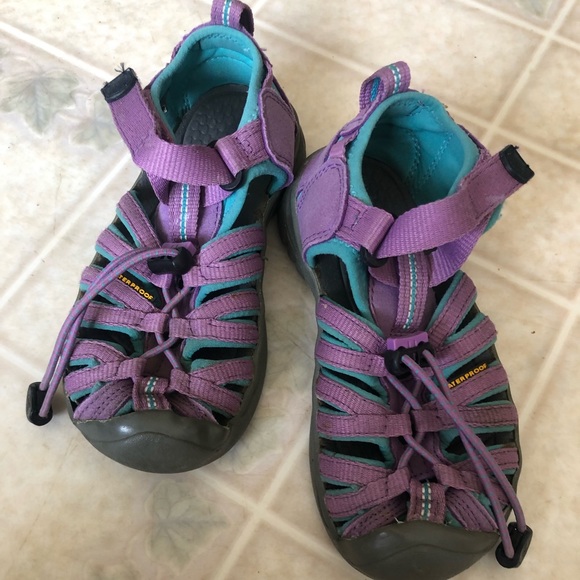 Keen Other - Keens purple fabric waterproof hiking sandals